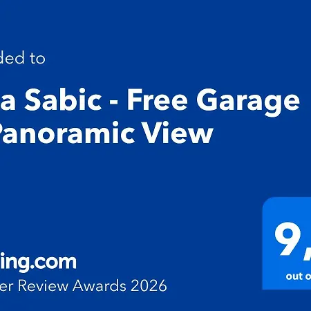 Sabic - Free Garage & Panoramic View Apartment Sarajevo